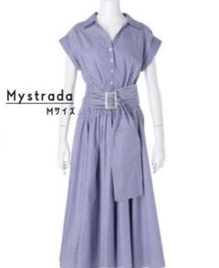 新品タグ付き✨Mystrada 半袖シアーシャツワンピ ワンピース