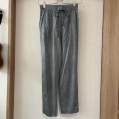 BEAUTY&YOUTH サテンローストパンツ グリーン