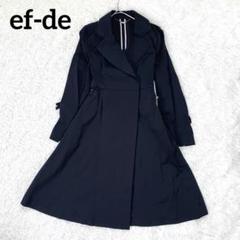 ef-de エフデ コート ef-de - ef-de エフデ トレンチコート ネイビーの通販 by ポチ's
