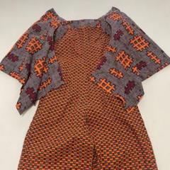 vintage アフリカン　バティック　オールインワンのサムネイル