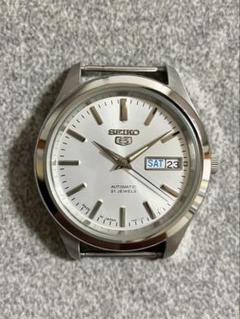 【美品・即購入OK】SEIKO 5 自動巻き 腕時計 シルバー ビンテージ感あり SEIKO セイコー 腕時計 海外モデル 自動巻き(手巻付き) シルバー