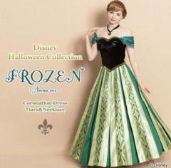 アナ 戴冠式 衣装 アナと雪の女王 アナ 戴冠式 グリーンドレス Dハロ コスプレ