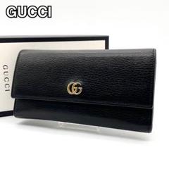 極美品✨GUCCI 長財布 GGマーモント コンチネンタルウォレット