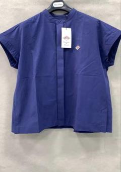 〈美品〉DANTONダントン　半袖シャンブレーシャツ ブルー　36サイズ ダントン DANTON 半袖 ワークシャツ レディース DT-B0345