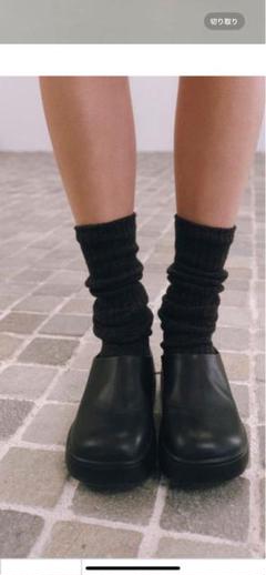 TODAYFUL☆未使用。スエード クロッグサンダル 38
