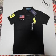 入手難　未使用❗POLO  星条旗BIGPONY  半袖ポロシャツ　M 未使用❕POLO 星条旗 BIGPONY ネイビー S - メルカリ