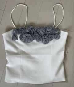 zara バラ 花 キャミソール