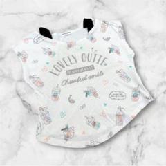 Tシャツ　ノースリーブ　キッズ110 ホワイト　綿100%