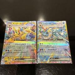 ☺︎サンダースex、シャワーズex 2枚☺︎ - メルカリ