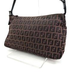 Fendi FF金具チャーム付　ズッキーノ柄　ショルダーバッグ ブラックxピンク 楽天市場】【バッグ】FENDI フェンディ ズッキーノ ズッカ柄
