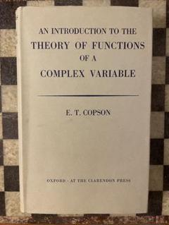E. T. Copson 複素変数関数論入門