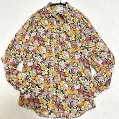【美品】ポールスミス 花柄 長袖シャツ Mサイズ