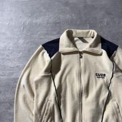 【デサント製、90年代、パイル地】adidasトラックジャケット古着ジャージ