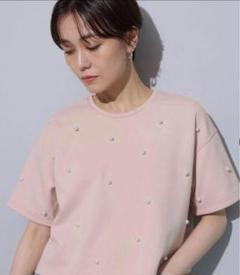今季 新品未使用Arpege story パール＆フォトTシャツ - メルカリ