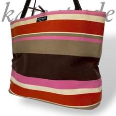 kate spade ケイトスペード トートバッグ ボーダー アメリカ製