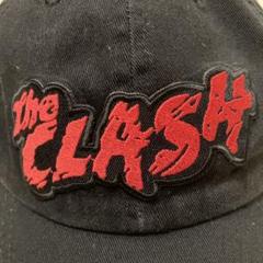 セール！the clash logo patch cap black