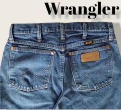 Wrangler アリゾナ ストレッチジーンズ 革パッチ 36×32 ブラウン ...