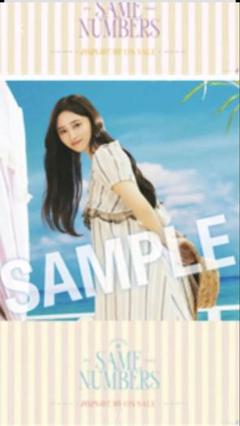 乃木坂46 Same numbers 会場限定特典ポスター 井上和 全国ツアー
