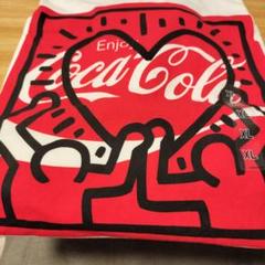 Coca-Cola×キース・ヘリング ハートデザイン Tシャツ XL　新品タグ付