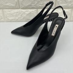 ❤︎美品❤︎ダイアナ ポインテッドトゥ バックストラップ 24.5 スタッズ 黒