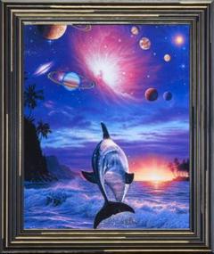 ラッセン ミニアート「ハーモニー」額縁 2種展開 絵画
