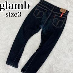 未使用級✨glamb ReZARD グラム リザード スリムストレッチデニム L