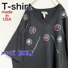 YAW44【USA製】BONNIE BLAIR　半袖Tシャツ【メンズ3XL】黒色のサムネイル