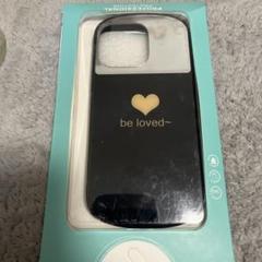 iPhone13Pro ブラックハート　ケース