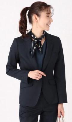 HILTON ヒルトン レディース パンツ スーツ セット 13号 15号 美品】ヒルトン パンツスーツ 13号 XL スーパー110'S HILTON