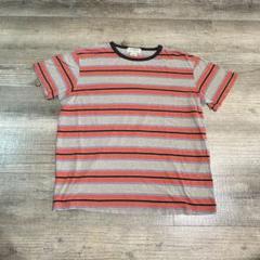 90s 白タグJ.CREW ジェイクルー マルチボーダー Tシャツ L