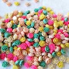 デコパーツ　薔薇　花　プラパーツ　バラ　ネイルパーツ　レジン　新品