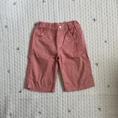 ミキハウス　6分丈　パンツ　サーモンピンク　120