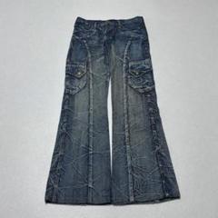 grunge flare denim 00s Y2K 平成 ギャル お兄