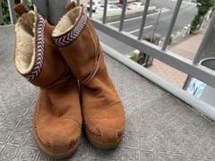 ウォータープルーフTOMS desert Taupe スエードファーブーツ