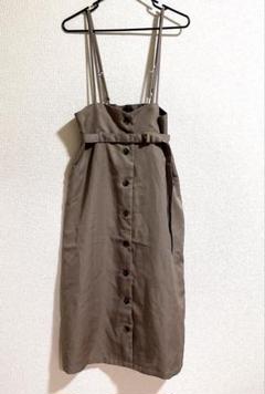 NICE CLAUP ワンピース 吊りスカート