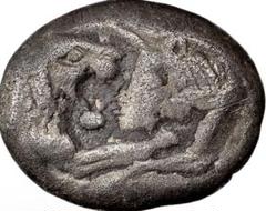 世界最古銀貨リディアスタテル銀貨NGC561-546 BC VF 5/5 2/5 世界最古銀貨リディアスタテル銀貨NGC561-546 BC VF 5/5 2/5
