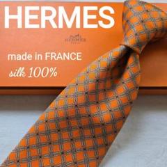 エルメスHERMÈSオレンジピンクカラーシルク100%カットソー