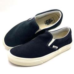 VANS／バンズ スエード スリッポン CLASSIC SLIP-ON ネイビー