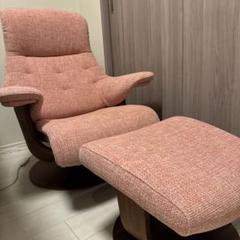 カリモク ザ・ファースト リクライニングチェア ピンク ブラウン ダークブラウン m80780613165_1.jpg?1723550001