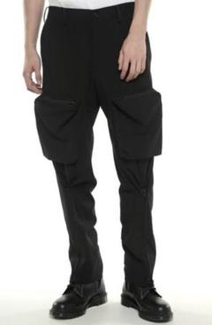 s'yte Yohji Yamamoto テーパードパンツ カーゴパンツ 絞り ヨウジヤマモト（S'YTE ）サイズ3 ボンテージジップカーゴパンツ