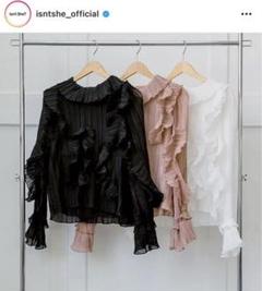 isn&#39;t she  人気完売 ブラウス any SiS｜【洗える】バイカラーラッフルボウ ブラウス | Rakuten