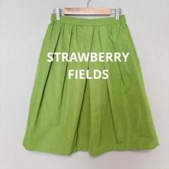 STRAWBERRY FIELDS/推し色/フレアスカート ゴム入り/3002