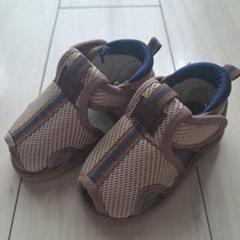 ベビーサンダル メッシュ ベージュ