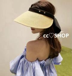 Bibiy. B. STAR SUN HAT ストローハット　麦わら帽子
