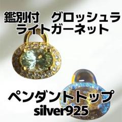 ★値下げ★鑑別メモ付　天然石　グロッシュラライトガーネット　ペンダントトップのみ