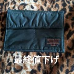 ブラック ナイロン製 三つ折り財布