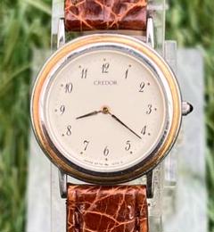 美品◎SEIKOセイコークレドールラウンドコンビ レディースヴィンテージ腕時計