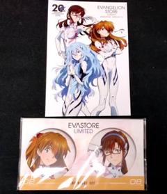 【稀少品！】エヴァンゲリオン 缶バッジ アスカ、綾波、カヲル、シンジ、マリ シンエヴァ アスカ キャラバッジコレクション 缶バッジ