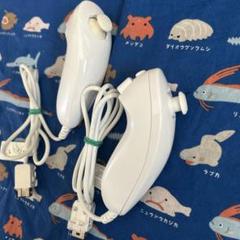 任天堂Wii ヌンチャク　コントローラー　動作確認済み　白　2個セット ③
