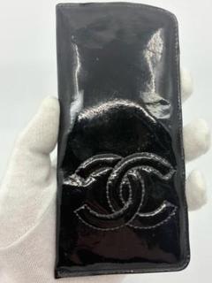 CHANEL メガネケース 黒 キルティング CHANEL ブラック メガネケース キルティング